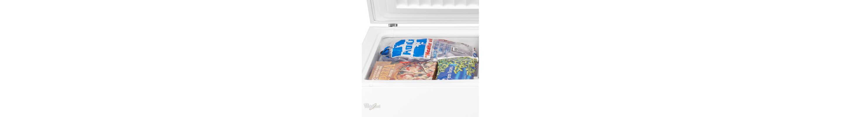 Close-up of food in a deep freezer