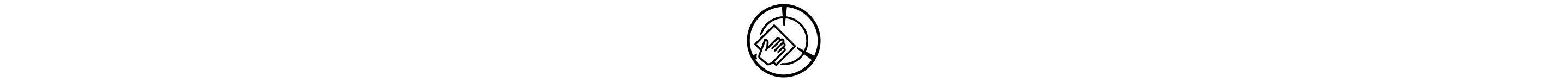 Hand wiping dryer drum with towel icon.