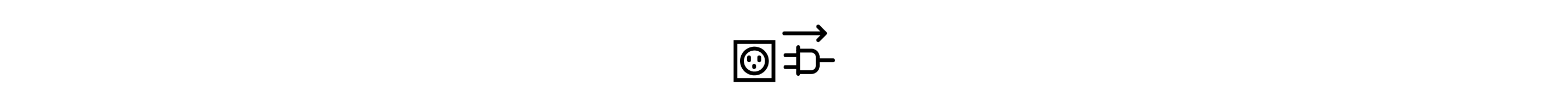 Plug leaving outlet icon.