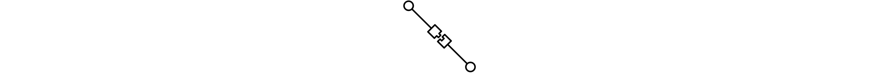 Icon of clamps being disconnected