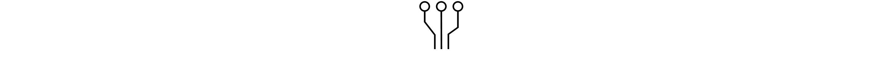 Icon of dryer connection points