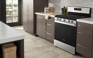 Whirlpool standard cleaning sales gas range