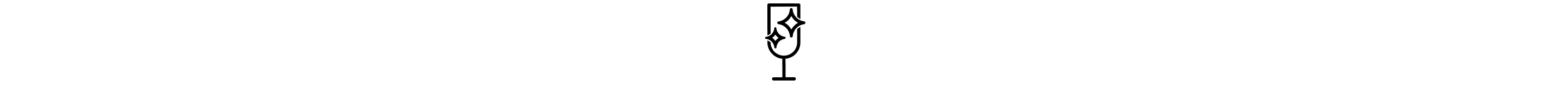 Sparkling clean wine glass icon