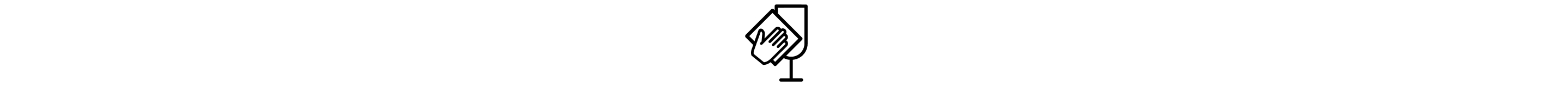Hand wiping wine glass dry icon