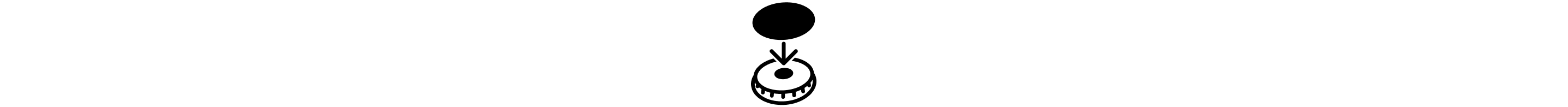A burner cap and burner icon.