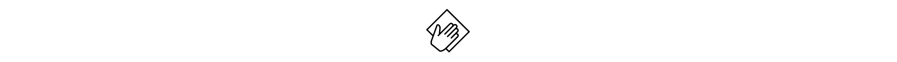 Hand holding a towel icon