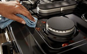 Whirlpool electric stove cleaning hot sale