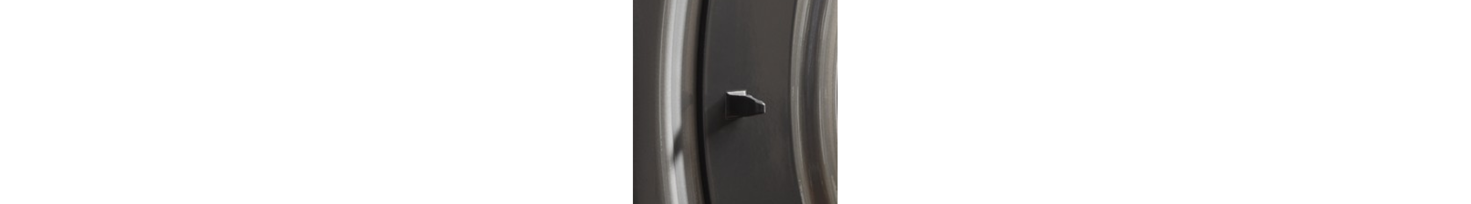 Unsecured dryer latch.