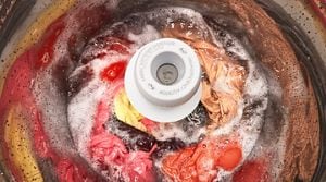 Detergent stains top