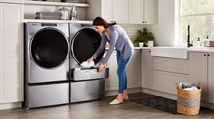 Washer store staining clothes