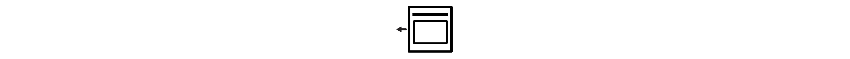 Oven with arrow