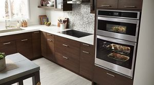 Double oven wall unit with microwave shop