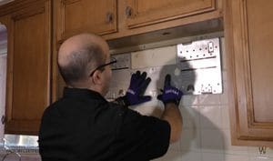 Whirlpool cabinet discount microwave