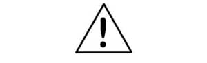 Warning symbol icon