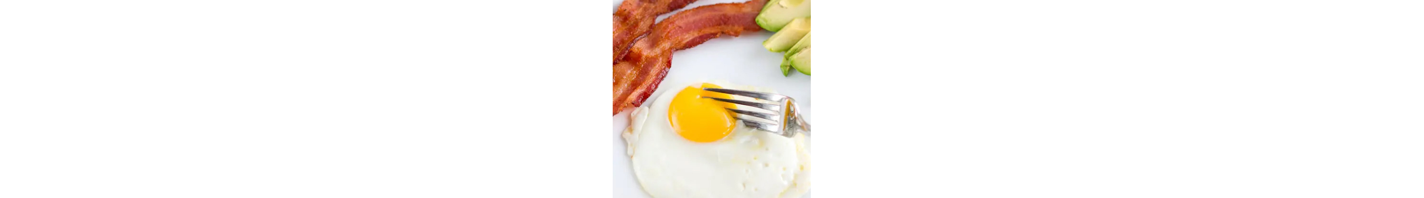 Fried eggs and bacon