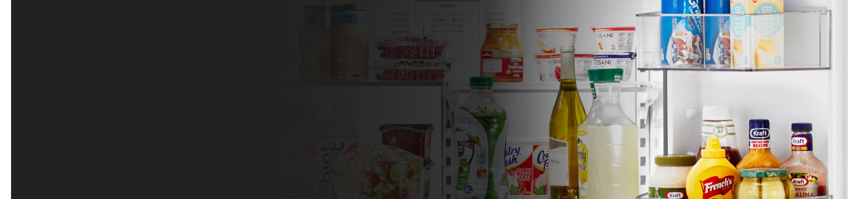 View of food in a fridge