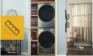 Whirlpool front load washer on sale and dryer stacking kit