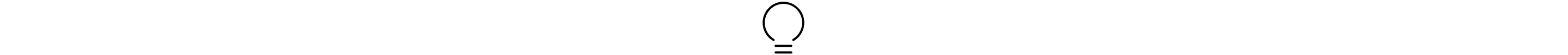 A light bulb icon