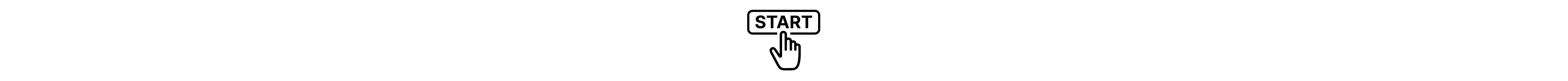 Hand pressing start button icon