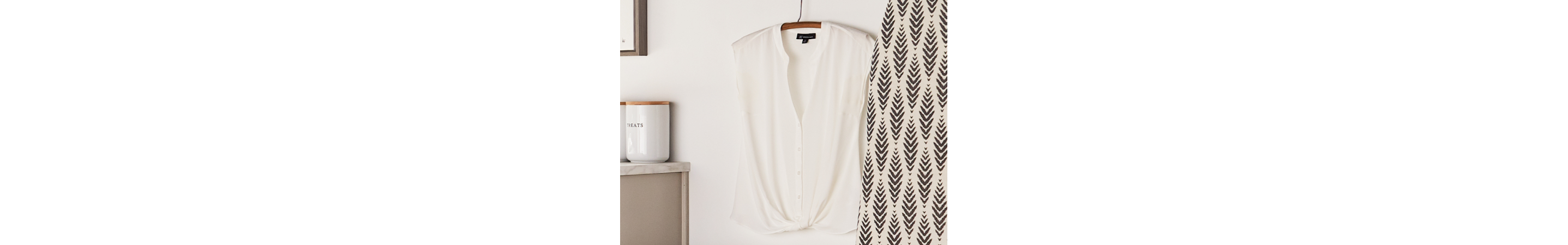 White shirt hanging