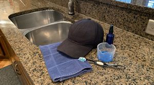 Best way to clean a ball cap best sale