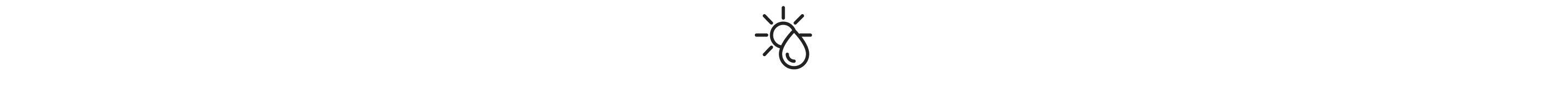 A sun and water droplet icon.