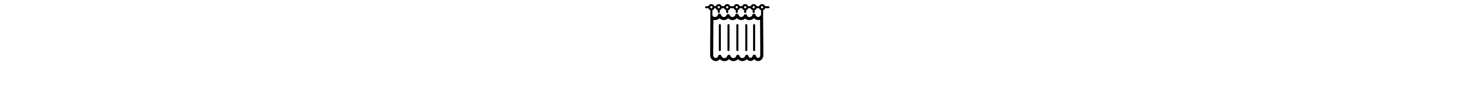 A shower curtain icon.