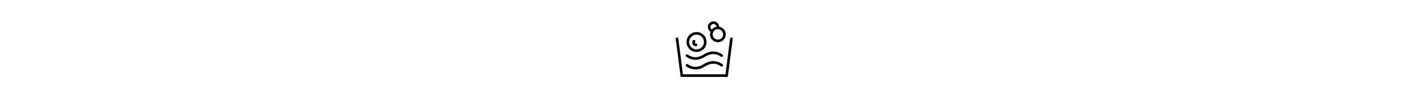 Bucket full of sudsy water icon