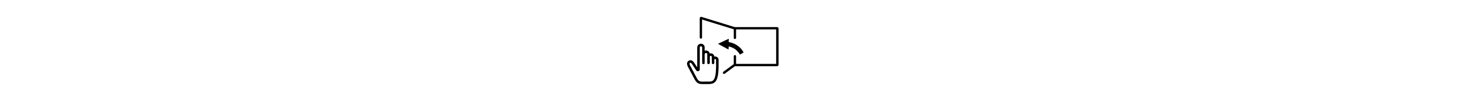 Hand opening a dryer door icon