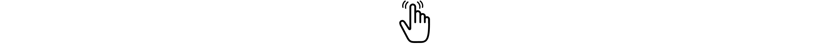 Icon of hand pointing.