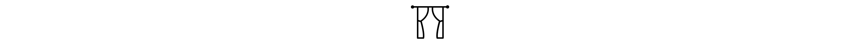Open curtains icon
