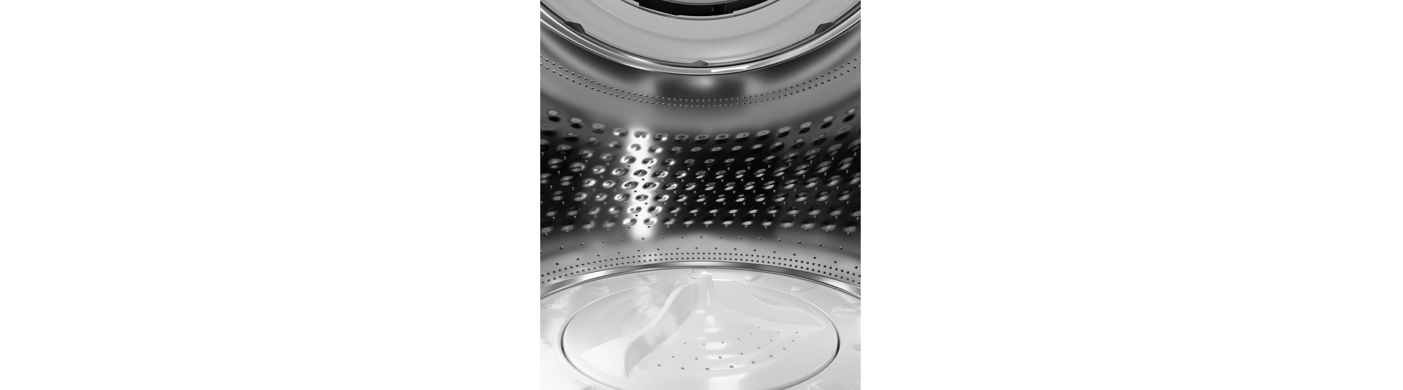 The interior of an impeller washer