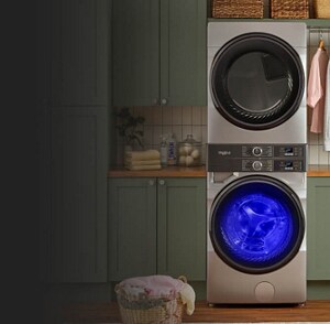 Whirlpool® Laundry Tower with UV Clean Technology