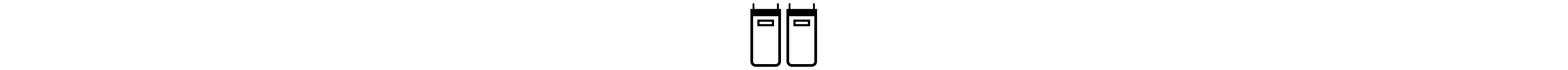 Double laundry bag icon