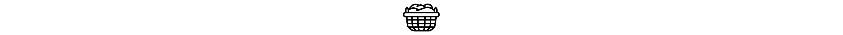 Laundry basket with clothes icon
