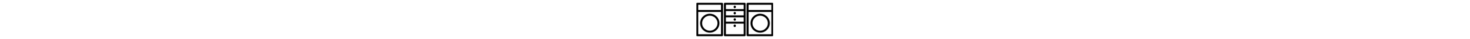 Cabinet between a washer and dryer icon