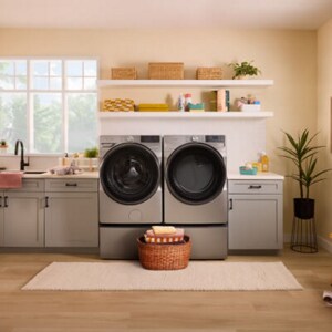 Dedicated laundry room