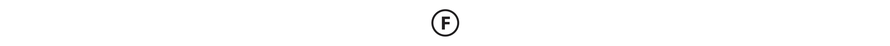 “F” symbol: any solvent except Trichloroethylene icon