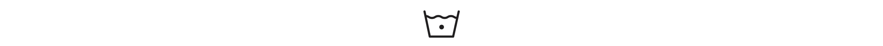 Machine wash cold: 30°C or 85°F icon