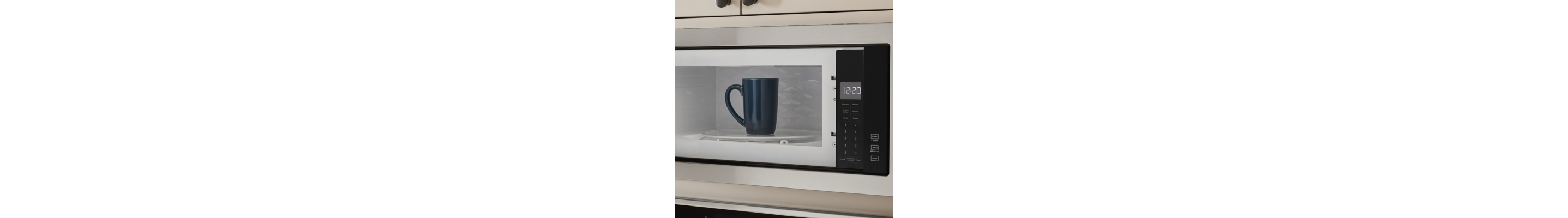 Microwave heating coffee