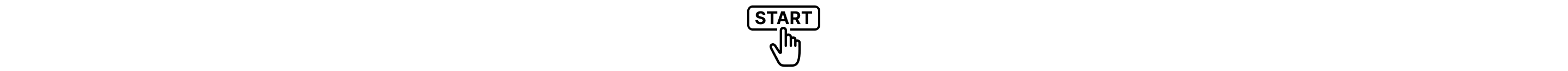 Hand pressing “start” icon