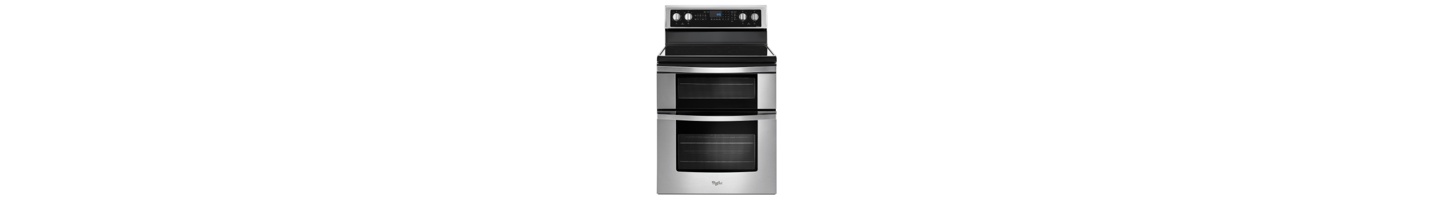 Whirlpool® double oven range