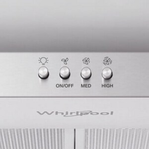 The control panel of a range hood