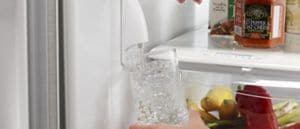Whirlpool refrigerator water dispenser not cold top