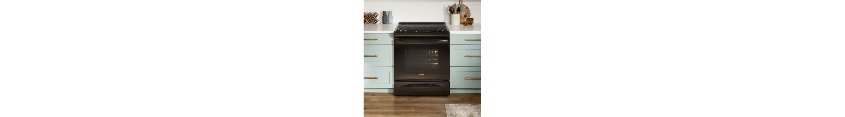 Black Whirlpool® Slide-in Range