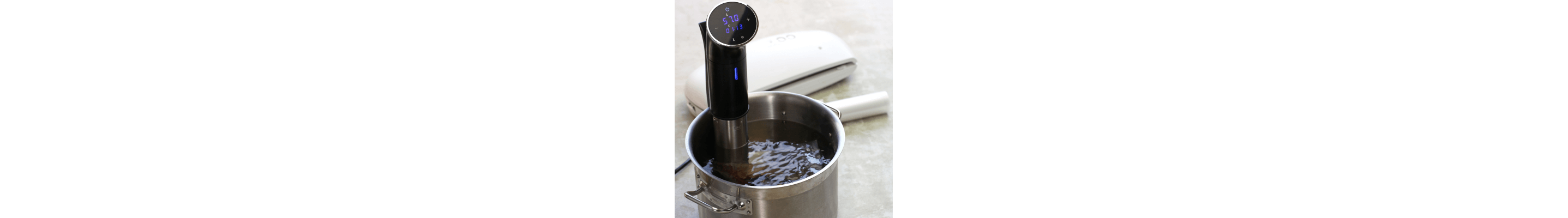 An immersion circulator in a water bath