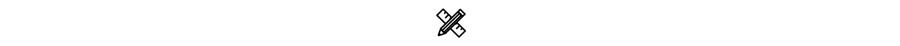 Pencil and ruler icon