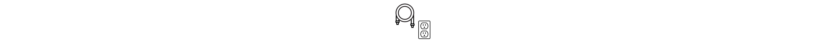 Cord and outlet icon