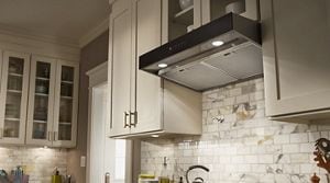 Custom series by whirlpool range hot sale hood