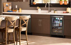Mini fridge for island best sale